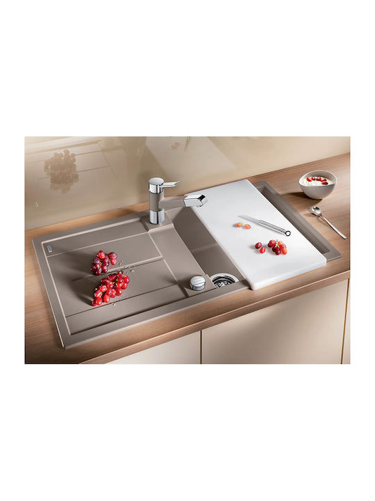 Blanco Metra 5 S 527293 Drop-In Sink Synthetic Granite W86xD50cm Volcano Grey