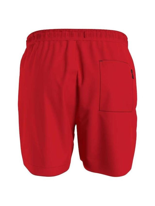 Calvin Klein Medium Drawstring Men's Swimwear Shorts Red