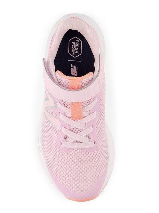 Fresh Foam Arishi v4 Kinder Sportschuhe Laufen mit Bügel- und Schleifenverschluss Rosa