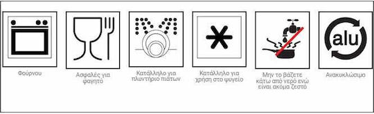Keystone Iris Ταψί Αλουμινίου με Αντικολλητική Επίστρωση Καφέ-Γκρι 16cm