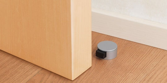 Door Stopper Adhesive Plastic Beige 1pcs