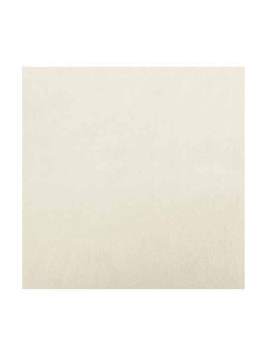 Canapea Cu Două Locuri Din Catifea Crem 108x79x79cm