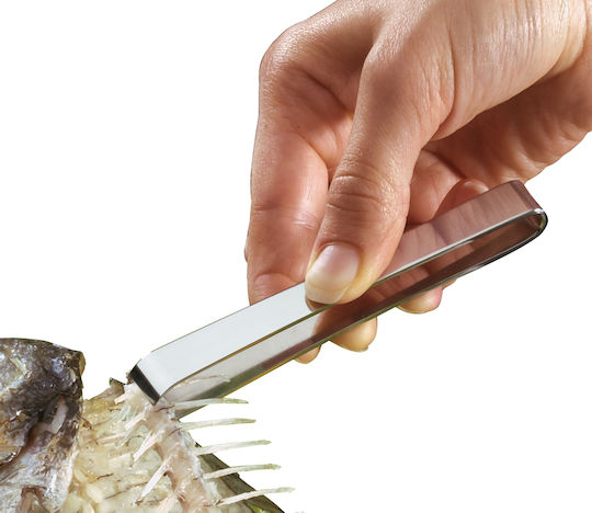 Kuchenprofi Pinzette Fisch Metallisch