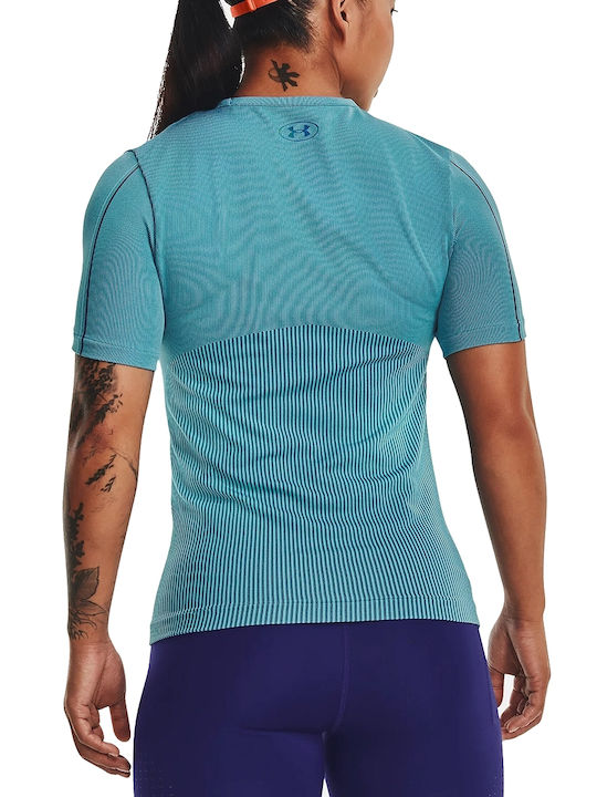 Under Armour Women's Athletic T-shirt Light Blue