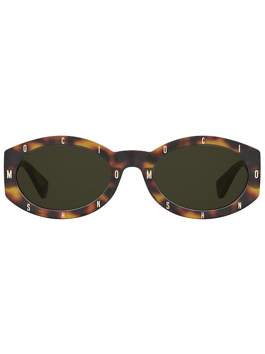 Moschino Women's Sunglasses with Brown Tartaruga Plastic Frame and Brown Lens MOS141/S 05L/70