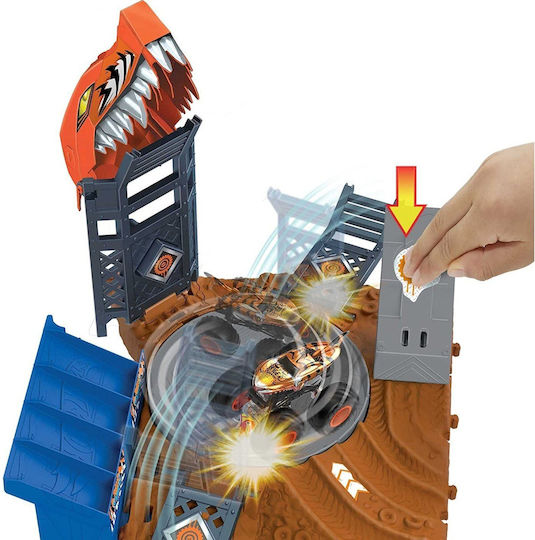 Hot Wheels Arena Spin Out Challenge Πίστα 1:64 Monster Truck για 4+ Ετών