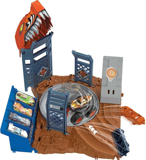 Hot Wheels Arena Spin Out Challenge Πίστα 1:64 Monster Truck για 4+ Ετών