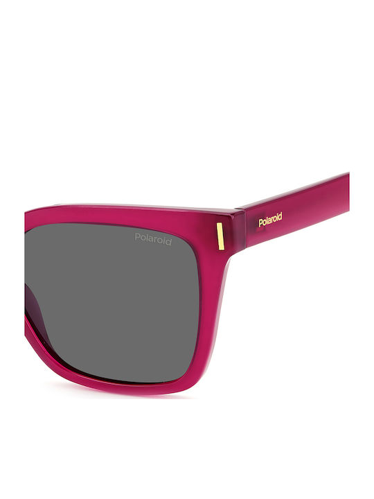 Polaroid Feminini Ochelari de soare cu Roz Cadru și Gri Polarized Lentilă PLD6192/S MU1/M9
