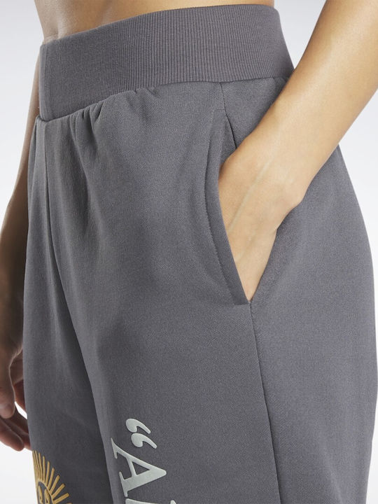 Παντελόνι Φόρμας Fleece Γκρι