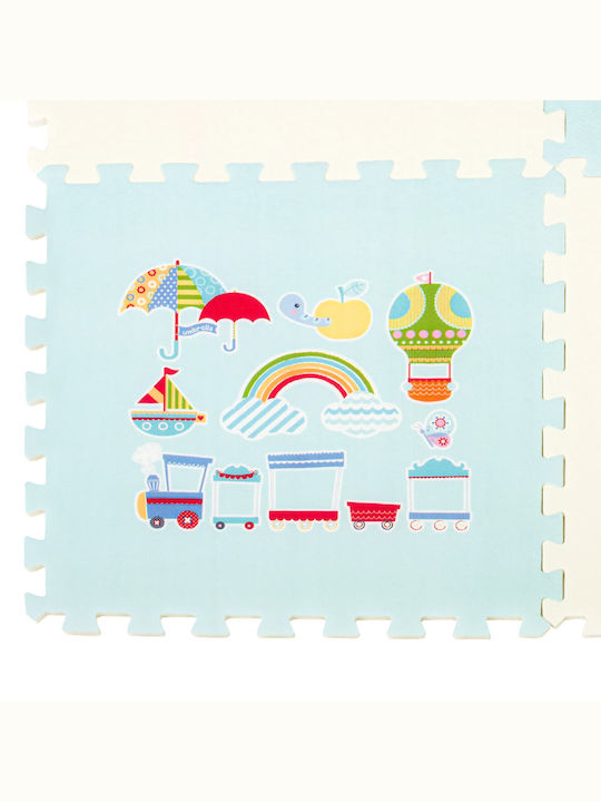 Loco Interactive Kids Floor Puzzle Sky with Animals 6 Pieces