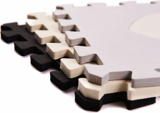 Loco Interactive Floor Puzzle with Animals Grey-Black 36pcs