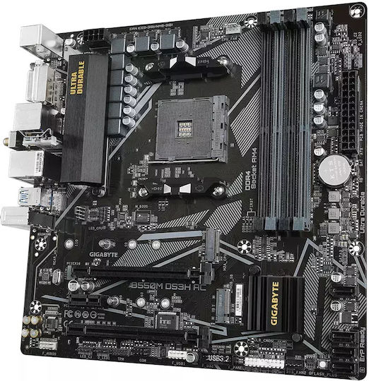 Gigabyte B550M DS3H AC rev. 1.x Wi-Fi Motherboard Micro ATX with AMD AM4 Socket
