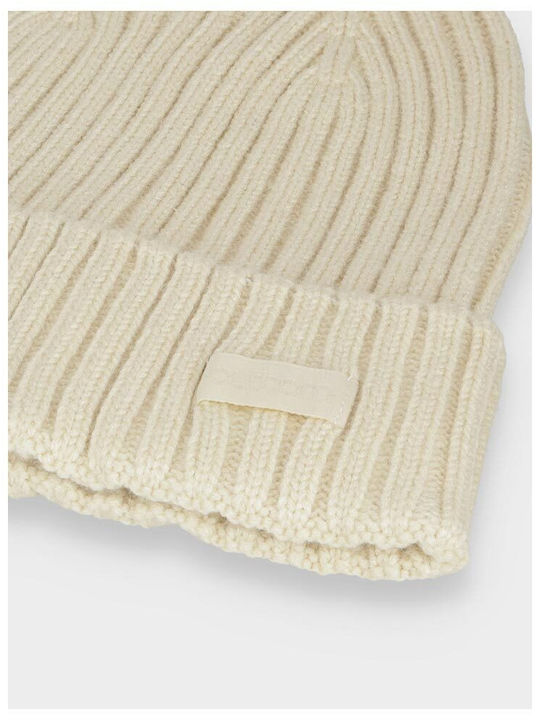 Knitted Beanie Cap Beige OTHAW22ACAPF042-12S