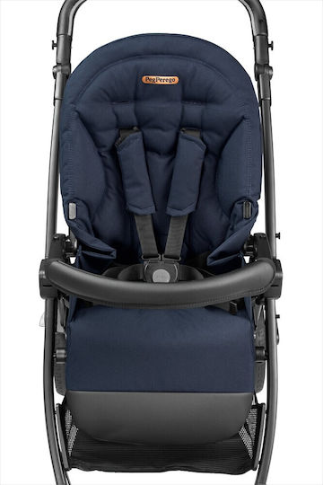 Peg Perego New Book Ρυθμιζόμενο Καρότσι Μωρού Kατάλληλο για Nεογέννητο Blue Shine 12.3kg