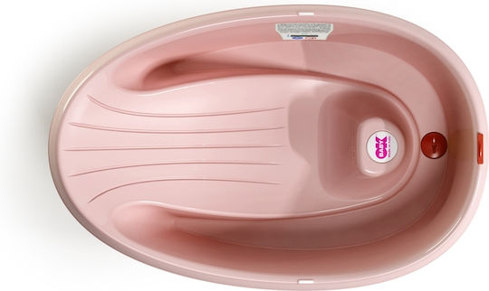 OK Baby Μπανιέρα Μωρού Onda 1 με Θερμόμετρο Pink