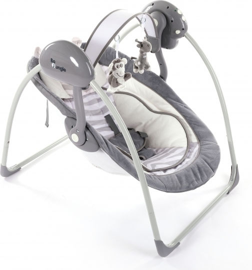 Bo Jungle Electric Baby Relax Swing B-Portable with Music and Vibration White Tiger for Child up to 9kg