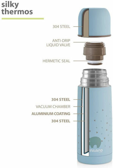 Miniland Silky Baby Liquid Thermos Stainless Steel 350ml