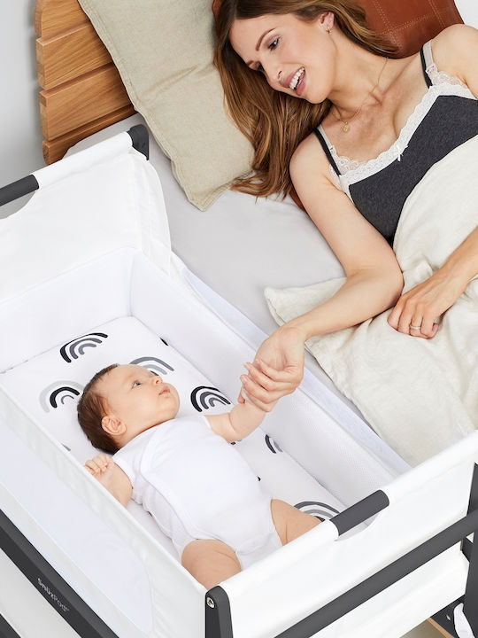 Snuz Cradle SnuzPod 4 with Mattress and Side Opening Slate