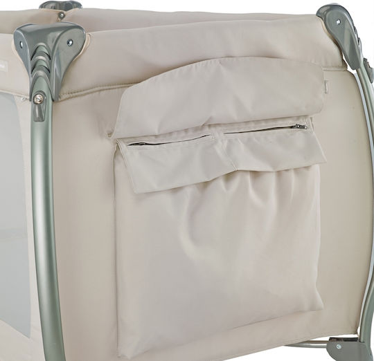 Inglesina Lodge Laufstall 2 Ebenen mit Matratze Burgundisch 126x72cm