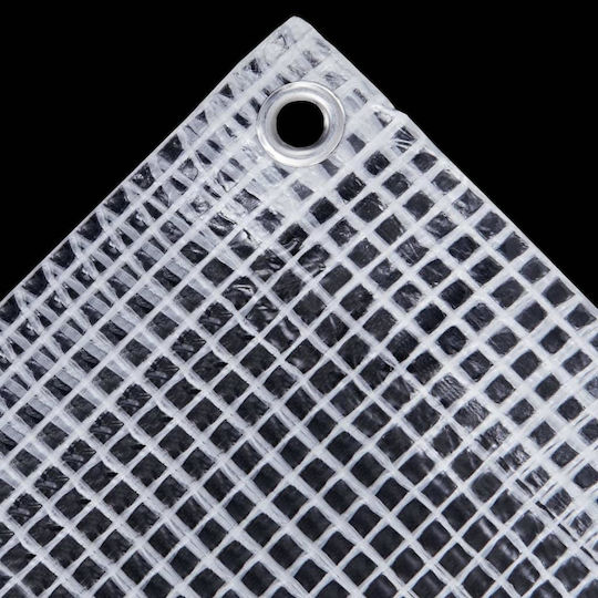 vidaXL Αδιάβροχος Μουσαμάς 140gr/m² 3x3μ. Ελαφρού Τύπου Λευκός