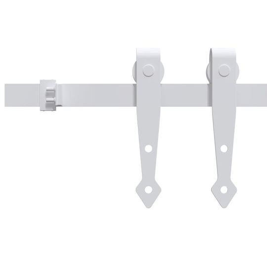 vidaXL Furniture Hardware White 152x22x17cm 151700