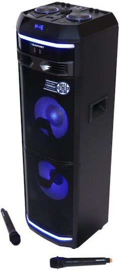 Blaupunkt Ηχείο Karaoke με Ασύρματα Μικρόφωνα και Εφέ Φωτισμού PS11DB Μαύρο