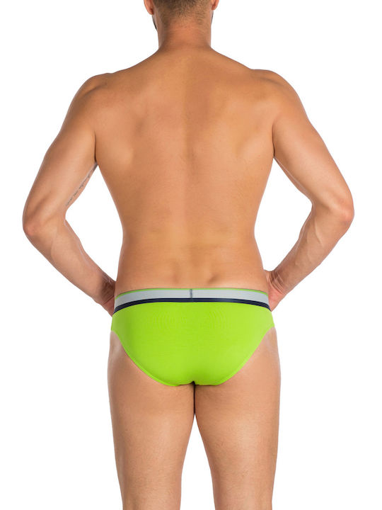 Obviously Apparel - PrimeMan Hipster Slip - Open Green