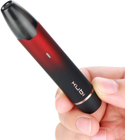 Hotcig Kubi Red-Black Pod Kit 1.7ml με Ενσωματωμένη Μπαταρία