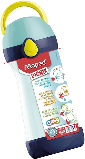Maped Concept Kids Water Bottle Plastic Light Blue 430ml