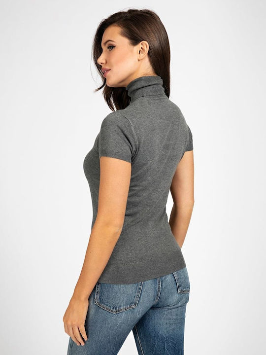 Guess Women's Pullover Turtleneck Gray