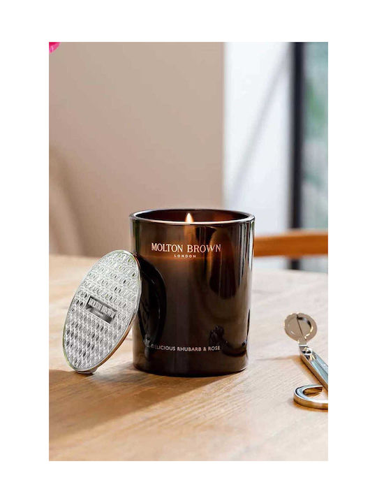 Molton Brown Aromatisches Kerze in Gefäß mit Duft Köstlicher Rhabarber & Rose 190gr