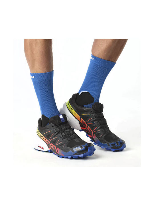 Speedcross 6 GTX Sport Shoes Trail Running Waterproof with Gore-Tex Membrane Black / Surf The Web / Safety Yellow