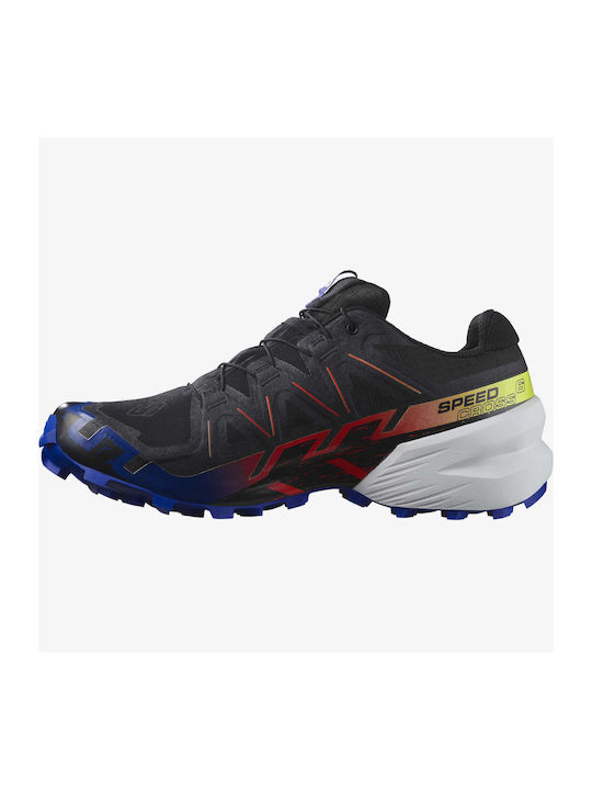 Speedcross 6 GTX Sport Shoes Trail Running Waterproof with Gore-Tex Membrane Black / Surf The Web / Safety Yellow