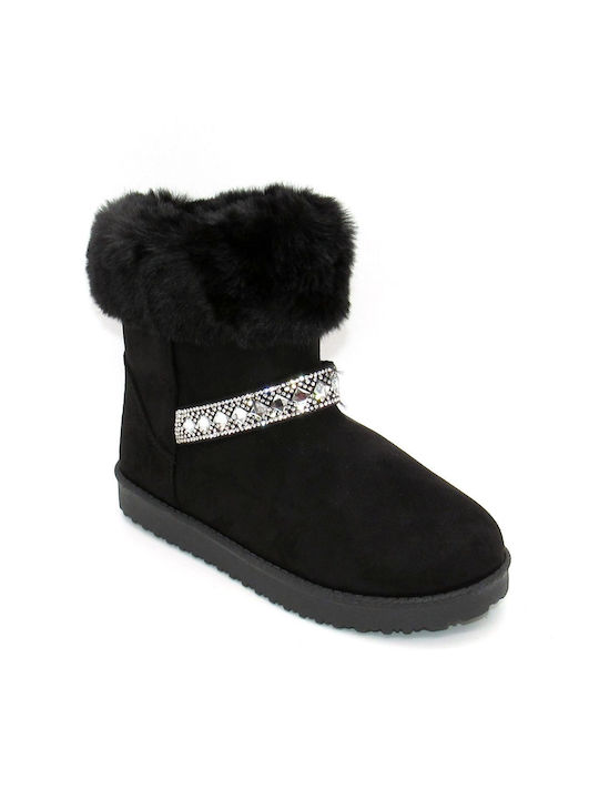 Women's Boots with Fur TLP 7788-7 Black