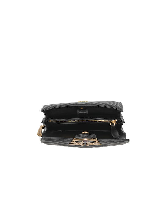 Love One Leather Women's Bag Crossbody Black
