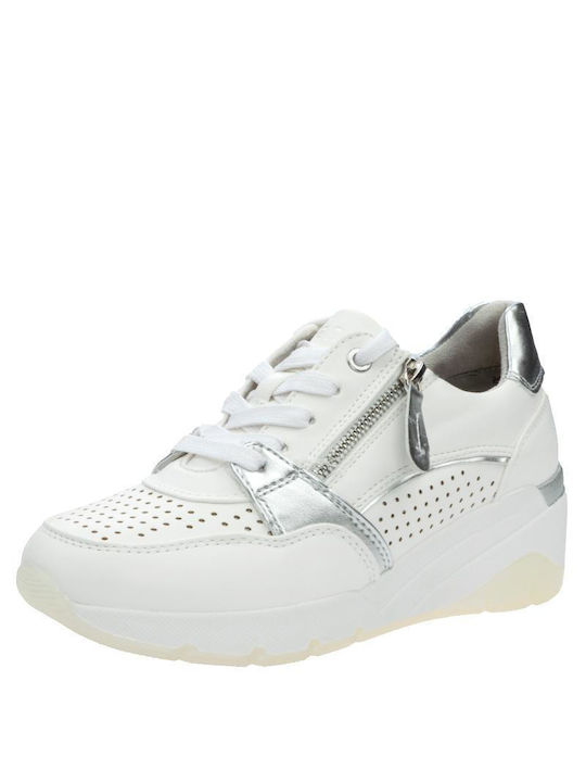 Jana Damen Anatomisch Sneakers Weiß