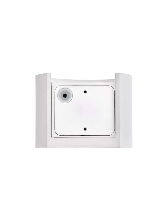 GloboStar Axis-R Wall-Mounted Outdoor Lighting Ceiling Lamp IP65 10W with Cool White Light Double Beam 10x10x10cm