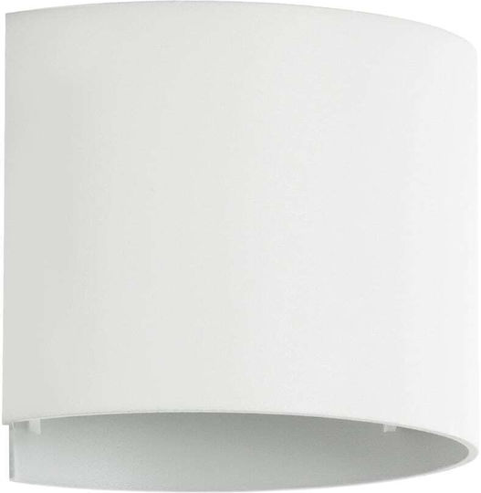 GloboStar Axis-R Wandmontierte Außen-Deckenleuchte LED IP65 10W mit Natürliches Weiß Licht Doppelstrahl 10x10x10εκ.