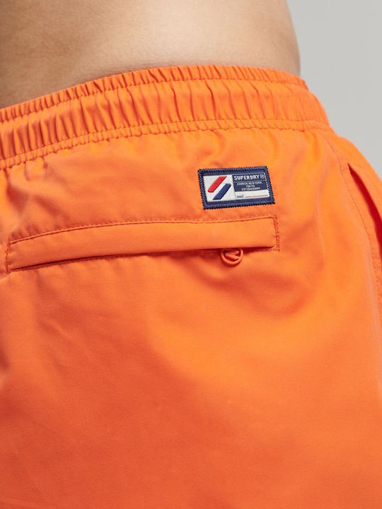 Code Applque Men's Swimwear Shorts Orange