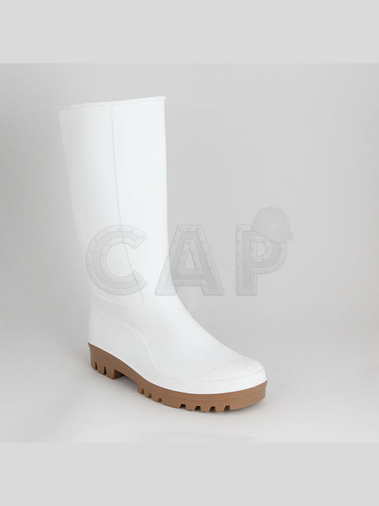 Stenso BS Food Non-Slip Work Wellies Knee White