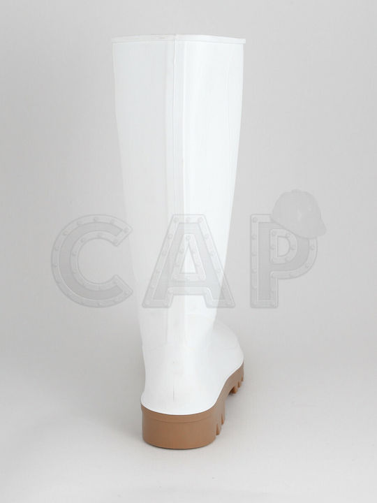 Stenso BS Food Non-Slip Work Wellies Knee White