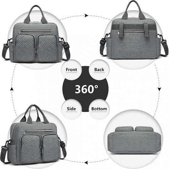 Kono Diaper Handbag Gray 32x12x26cm