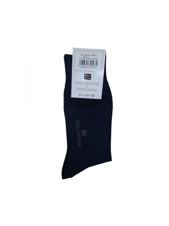 Guy Laroche Herren Einfarbige Socken Schwarz 1Pack