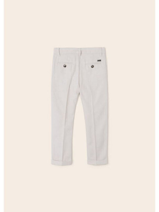 Kinder Hose Chino Stoff Beige