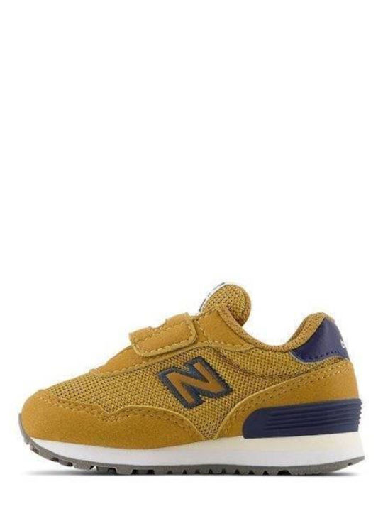 New Balance Kinder-Sneaker mit Klettverschluss Braun