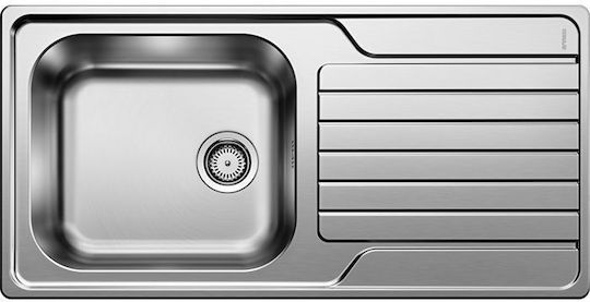 Blanco Dinas XL 6 S Ένθετος Νεροχύτης Inox Σατινέ Μ100xΠ50cm Ασημί