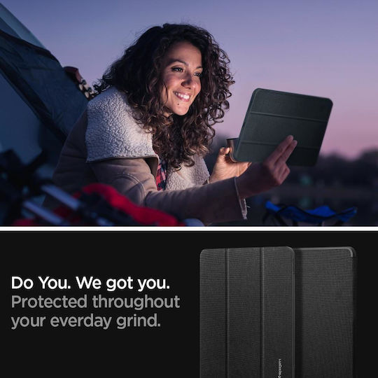 Spigen Urban Fit Folio Flip Cover Μαύρη (iPad 2022 10.9'')
