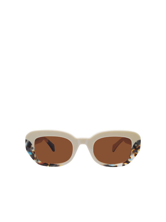 Urban Owl Valerie Women's Sunglasses with C4 Plastic Frame and Brown Lens