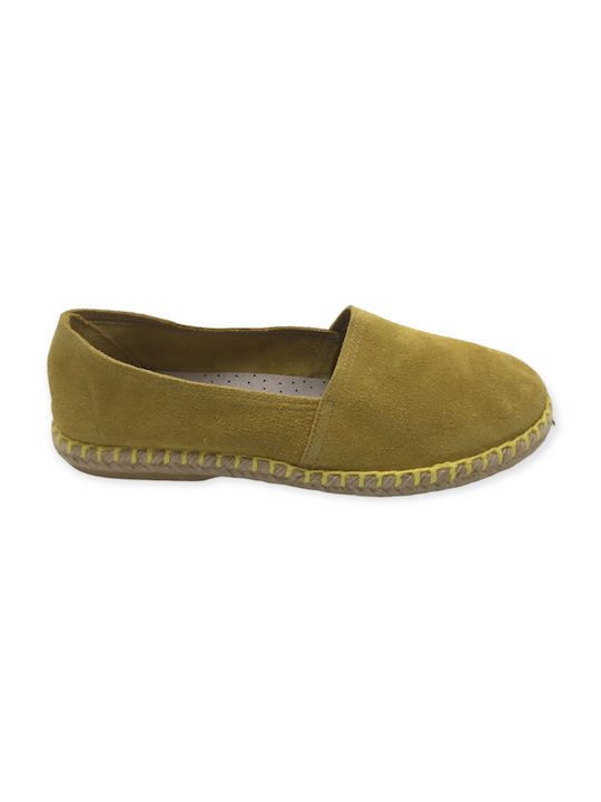 Espadrile din piele de căprioară Comfy 815-amarillo-galben