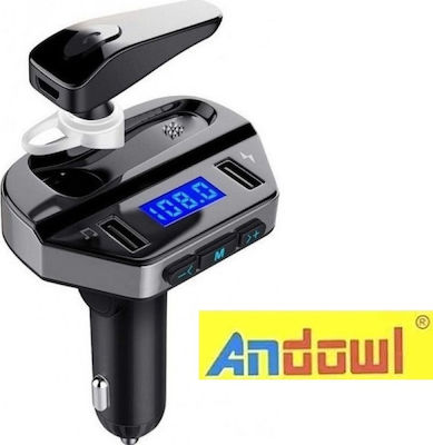 Andowl V6 Sound System Bluetooth Car Kit (USB Charging port)